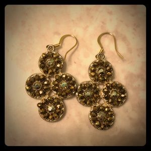 Anthropologie Gold Earrings